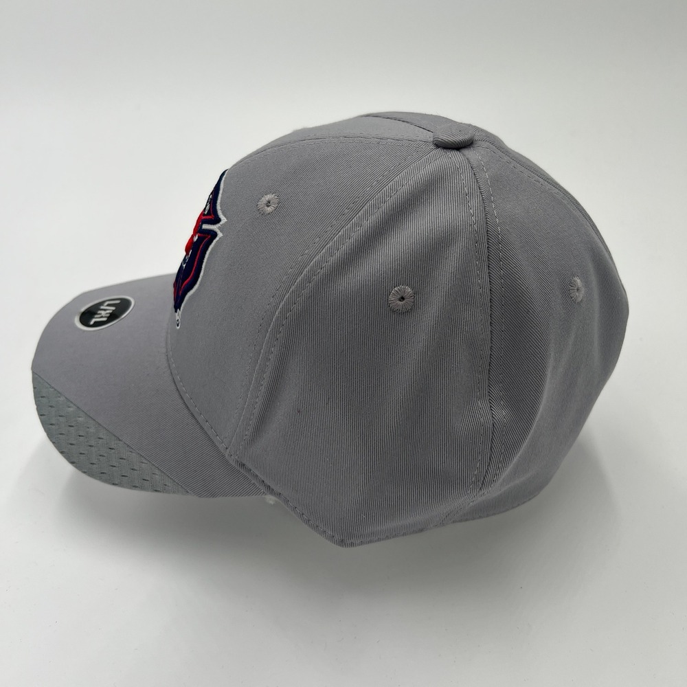 Chicago Fire FC Gray Stretch Fit Hat MLS Soccer L/XL Embroidered Logo - Picture 2 of 9
